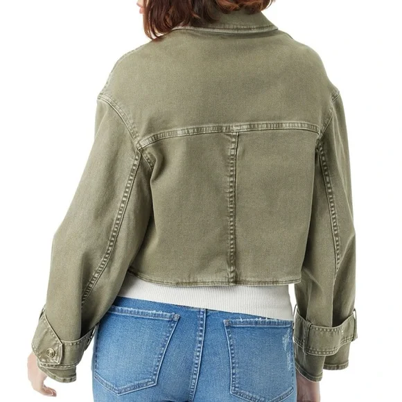 Sam Edelman Mesa Cropped Utility Jacket - Picture 2 of 15